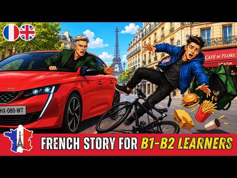Le Livreur - French Story for Intermediate (B1-B2) | French Conversation Practice