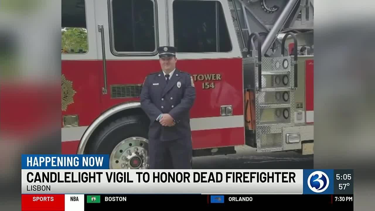 Candlelight vigil held to honor firefighter who was killed in crash ...