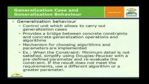 Generalizing a 1:250 000 National Topographic Map at Natural Resources Canada
