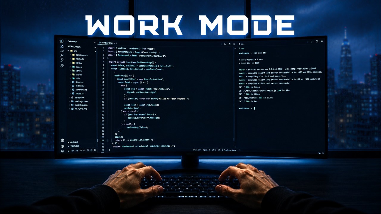 Work Mode | Locked In — Deep Work Coding Music for Focus & Productivity (3 Hours) auf YouTube ansehen Work Mode | Locked In — Deep Work Coding Music for Focus & Productivity (3 Hours) auf YouTube ansehen