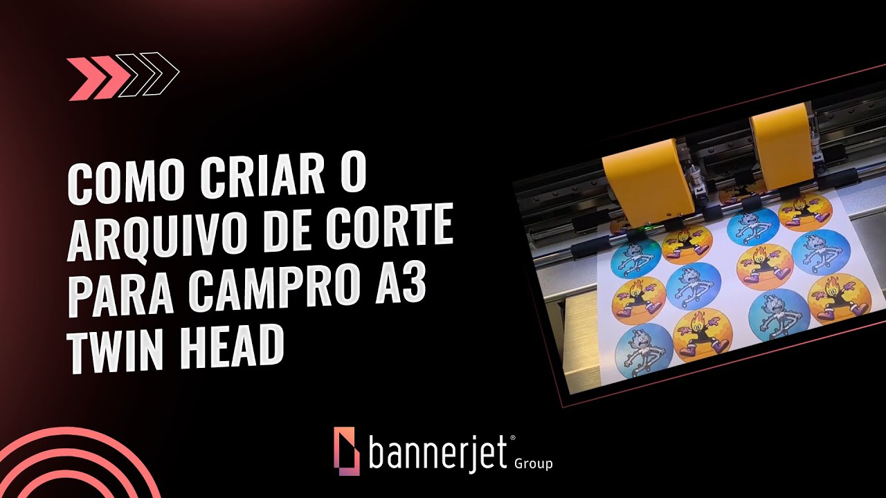 COMO CRIAR O ARQUIVO DE CORTE PARA CAMPRO A3 TWIN HEAD
