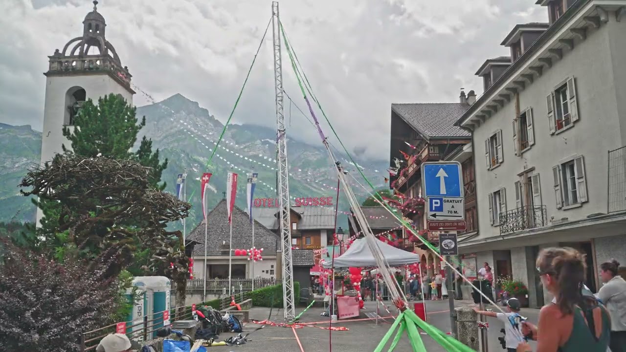 Montage tourelles de 15 mètres | Slackline Events