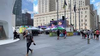 NYC LIVE Downtown Manhattan, 911 Memorial, Wall Street, Charging Bull & Seaport (June 28, 2022)