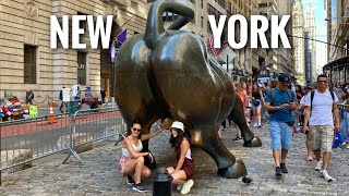 NYC LIVE Downtown Manhattan, 911 Memorial, Wall Street, Charging Bull & Seaport (June 28, 2022)