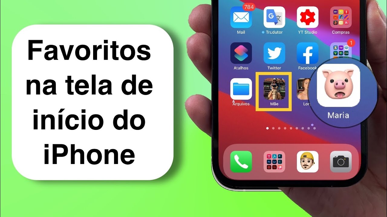 Como adicionar contatos favoritos ⭐️ a tela de inicio do iPhone? E ...