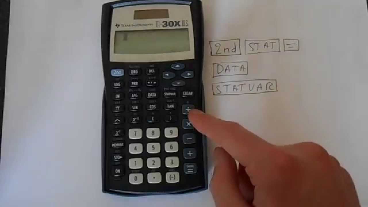 TI-30X IIS Tutorial - YouTube