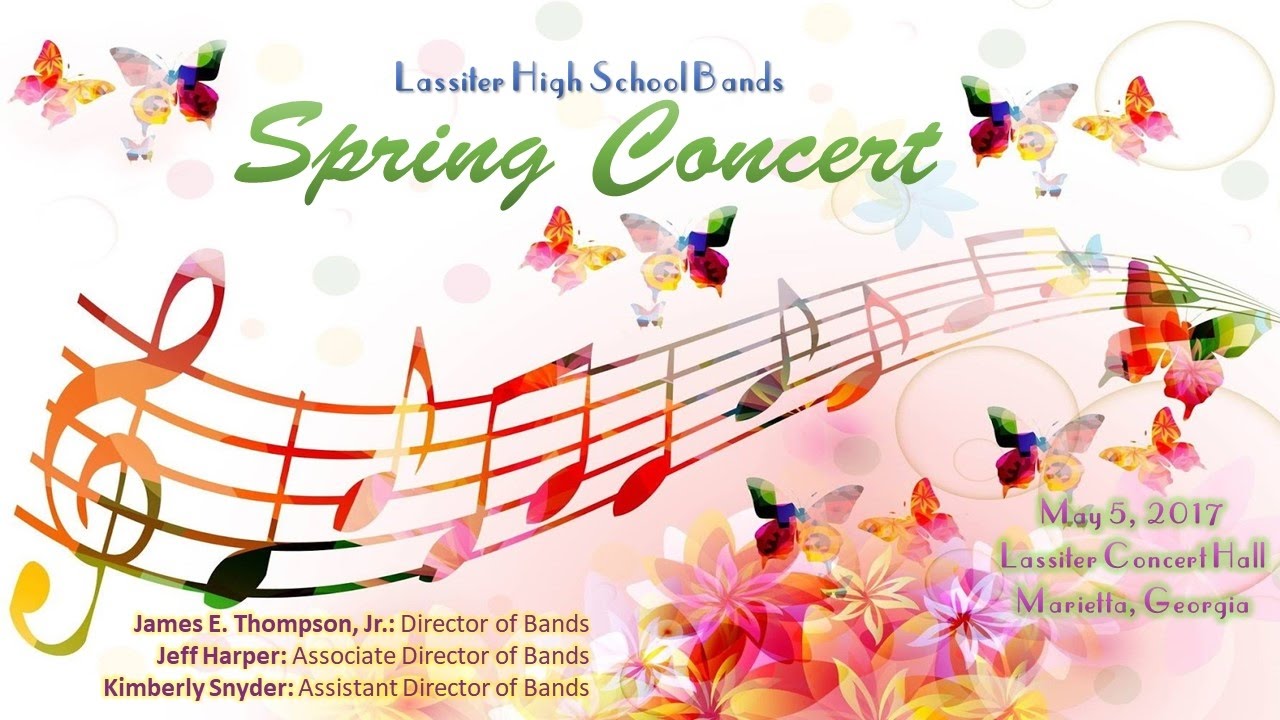2017 Band Spring Concert YouTube