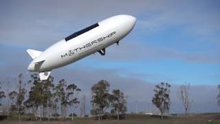 Mothership Aeronautics solar powered blimp drone.