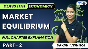 Market Equilibrium | Full Chapter Explanation | Part 2 | Class 11 Microeconomics | Sakshi Vishnoi