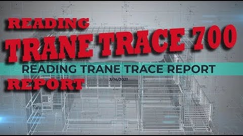 Reading trace report, Full Video in Link Below.