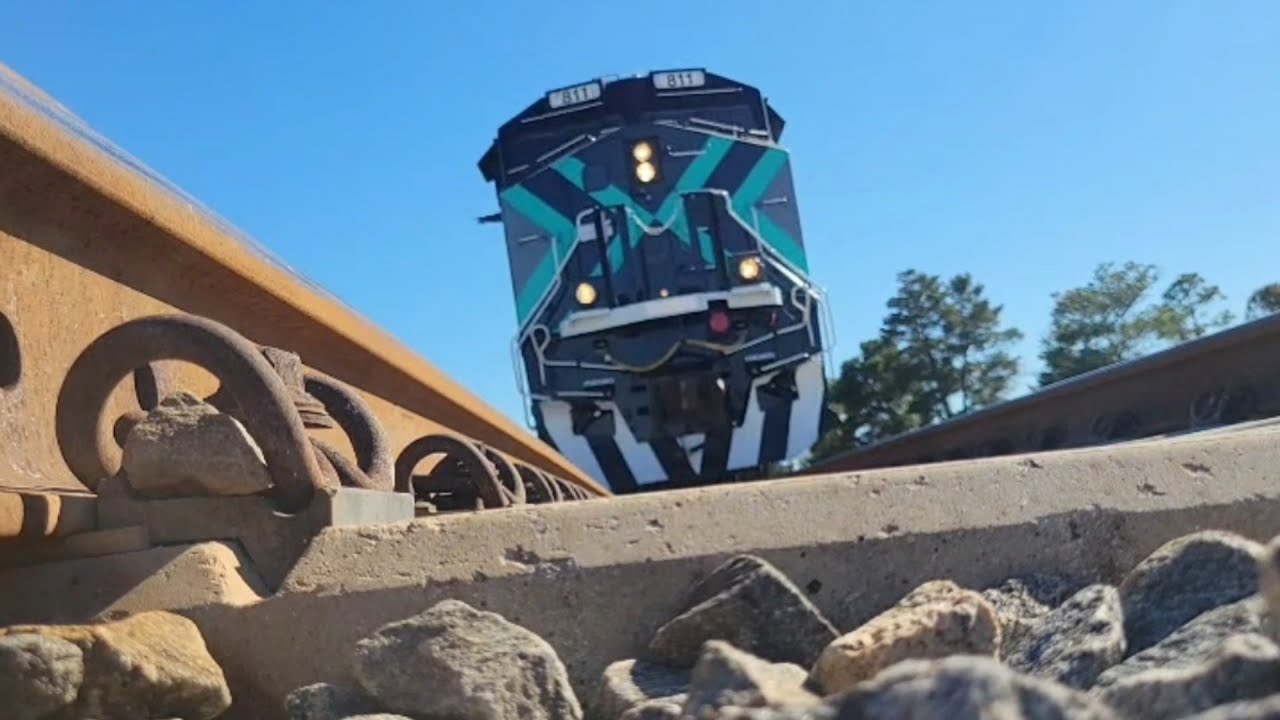 FEC Train runs over my camera at Hobe Sound 11/22/24 - YouTube