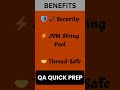 Why String is Immutable in Java 💡 | Java Basics #2     #qasession #coding #interviewquestions
