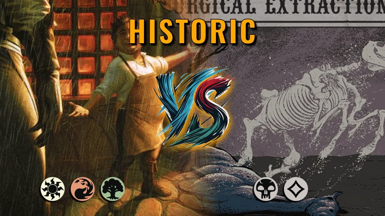 MTG Historic - Naya Aggro by CunicoliGoblin VS Mono Black Control by yakiniku