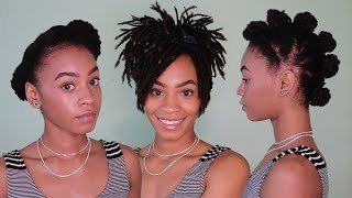 8 styles for 8 inch long locs