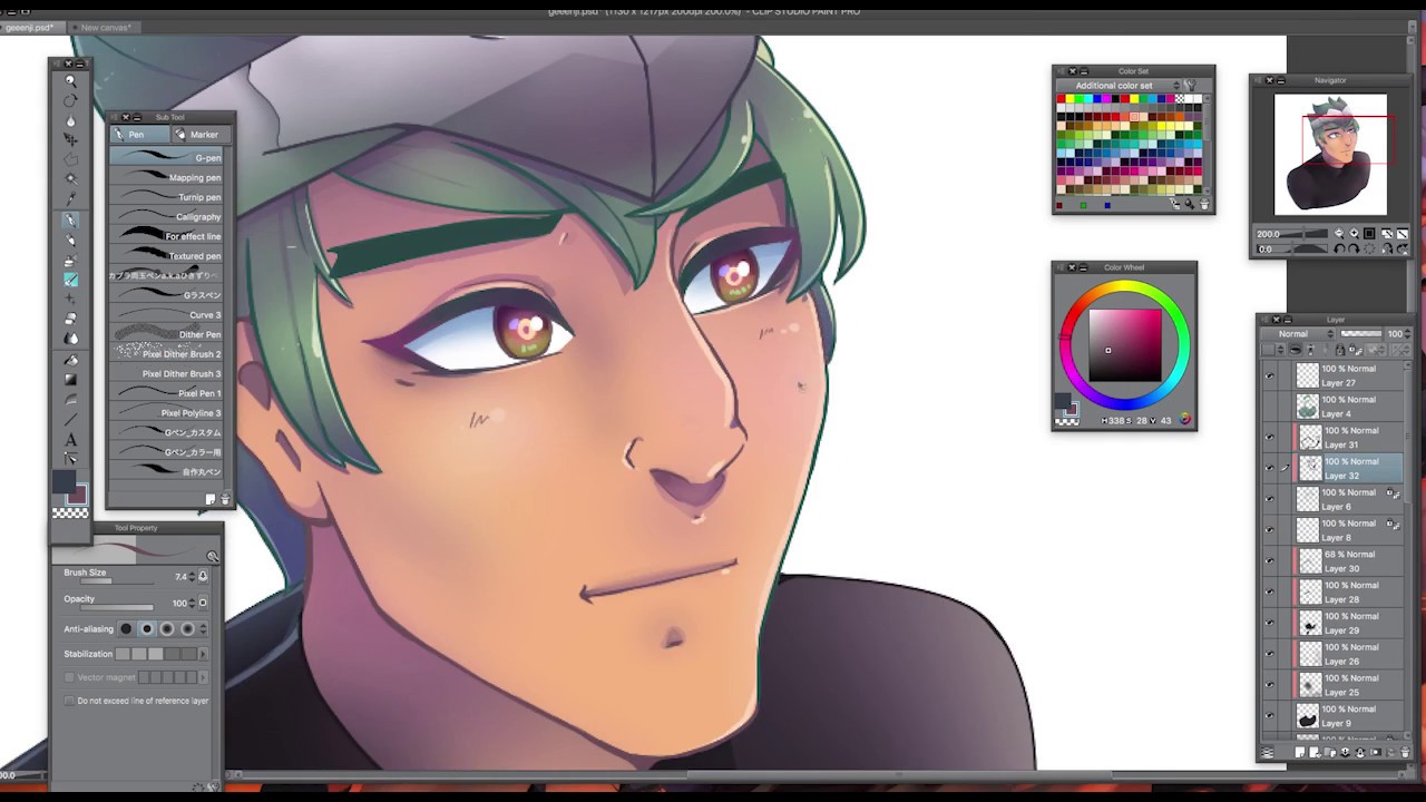 Another Genji Speedpaint - YouTube