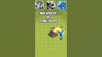 Which level 1 troop under 30 housing space can destroy Max level roaster #clashofclans #shorts