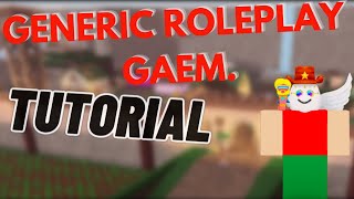 How To Play Generic Roleplay Gaem | GRG Roblox Tutorial screenshot 5
