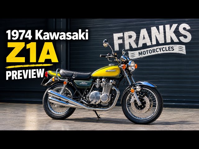 1974 KAWASAKI Z1A WALKAROUND - YouTube