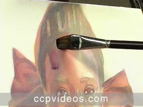 Wet Glazing Watercolor Portrait with Jean Pederson