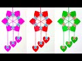 Wall hanging heart craft ideas  paper craft for home decoration  heart wall hanging