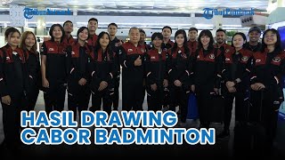 🔴 Hasil Drawing SEA Games 2023 Cabor Badminton, Tim Putra Tunggu Pemenang Filipina vs Singapura