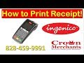 Reprint Receipt on Ingenico 📄