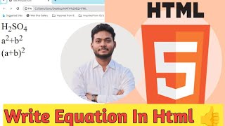 How to make Superscript and Subscript in Html in Hindi | #html #htmlforbeginners