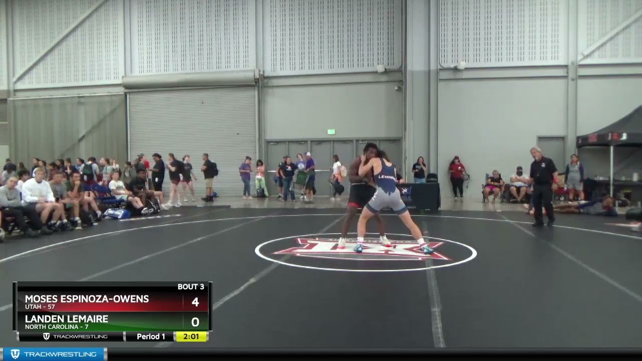 152 Lbs Quarterfinals (8 Team) - Moses Espinoza-Owens, Utah Vs Landen Lemaire, North Carolina C562