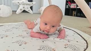 I Couldn't Be More Proud Of My Newborn | Tummy Time At 2 Months Old