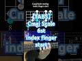 【TABS】Cmaj Scale 6st index finger start