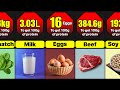 What Does 100g Of Protein Looks Like In Different Foods