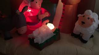 Gemmy 2008 inflatable nativity scene