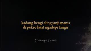 TRUE TAMA Sasi Wingi (raono sing luwih gawe loro ati) lirik [speed up]