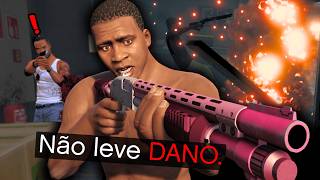 ENLOUQUECI tentando NÃO LEVAR DANO nessa missão do GTA 5