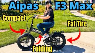 This Compact Folding E-Bike Can Be Unlocked to 28 MPH! | Aipas F3 Max Review