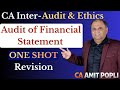 CA Inter Audit &amp; Ethics-(Day-1 Revision)-Audit of Financial Statement -By CA Amit Popli