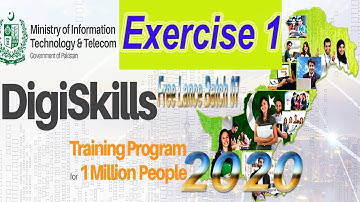 Freelancing Exercise no 1 batch 7 2020 | hands on exercise no 1 | Digiskills |