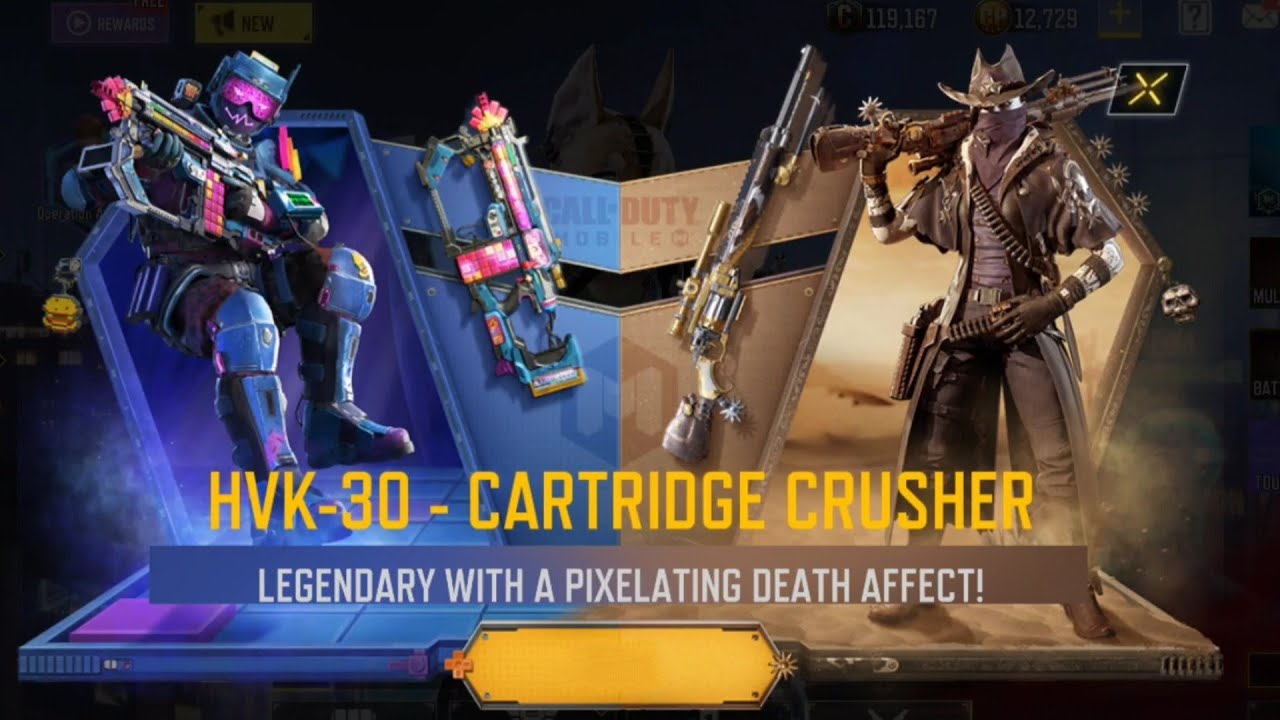 *New* Unlocked Arsenal event Codm | 2 Legendary Hvk30 Cartridge Crusher ...