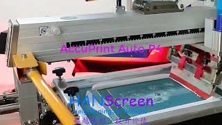 AccuPrint Auto P4 Automatic T-shirt Screen Printing Machine | 4 Color 10 Station Garment Printer