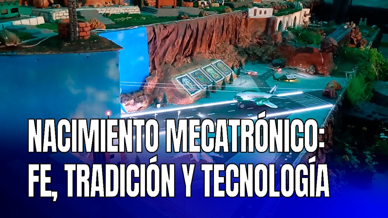 Así es el nacimiento mecatrónico que sorprende a Arequipa cada año