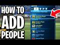 How To Add People On Rocket League - Full Guide