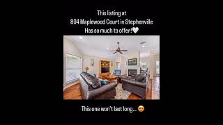 804 Maplewood Court, Stephenville, TX 76401