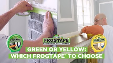 Green or Yellow: Which FrogTape® to Choose