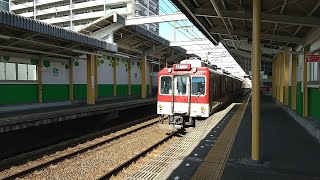 近鉄6020系C63+6413系Mi13編成の準急河内長野行き 針中野駅