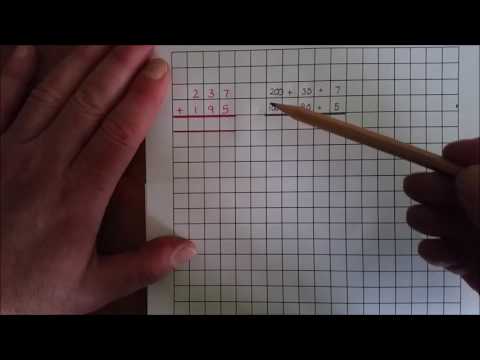 (A2) Addition: Expanded notation method