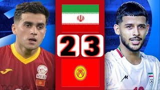 خلاصه بازی فوتبال| ایران و قرقیزستان| مقدماتی جام جهانی