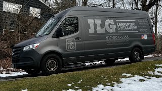 Carpentry Van Tour 2023 new Mercedes sprinter 2500 (unedited)