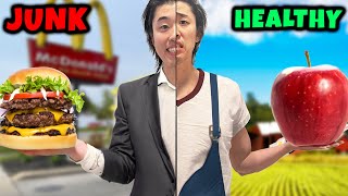 Healthy Vs Junk Food Challenge