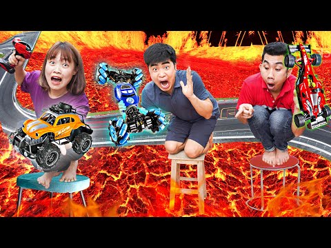 Cuộc Thi Đua Xe Điều Khiển Từ Xa Trên Dung Nham Racing Car On Lava - Hà Sam