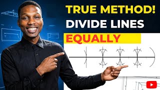 How to Divide a Line into Equal Parts | Technical Drawing for Beginners